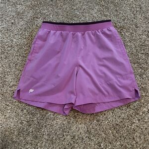 Fabletics Purple Athletic Shorts - The One Short Lined 5”